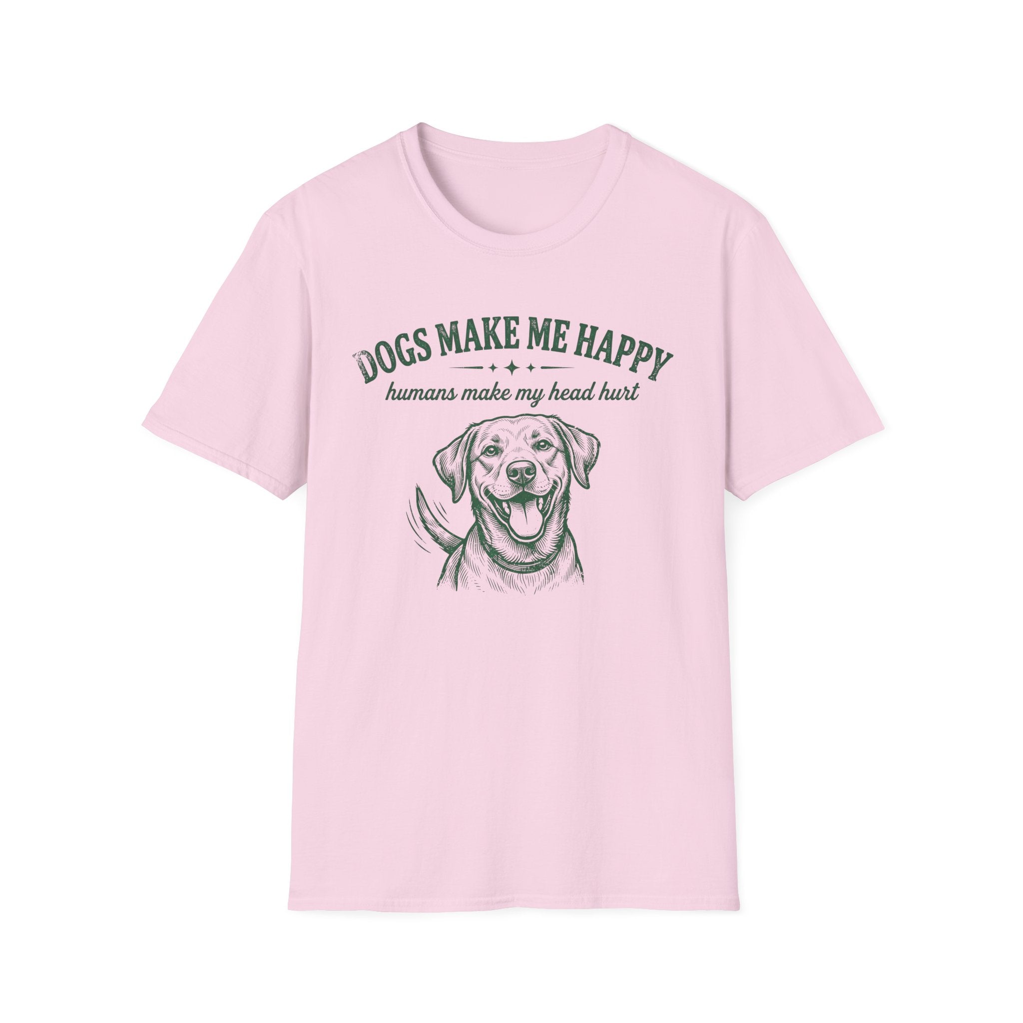 Dogs Make Me Happy T-Shirt