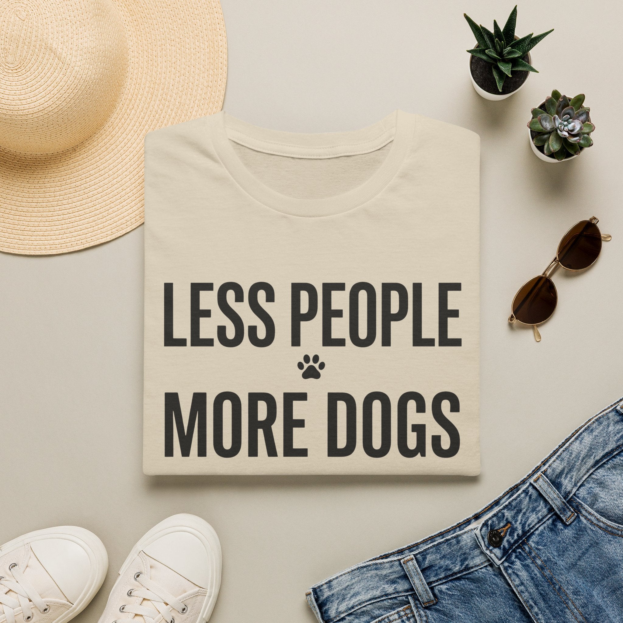 Less People More Dogs T-Shirt