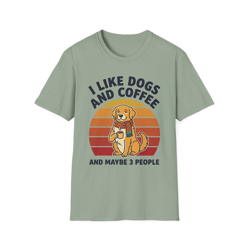 Like Dogs And Coffee T-Shirt
