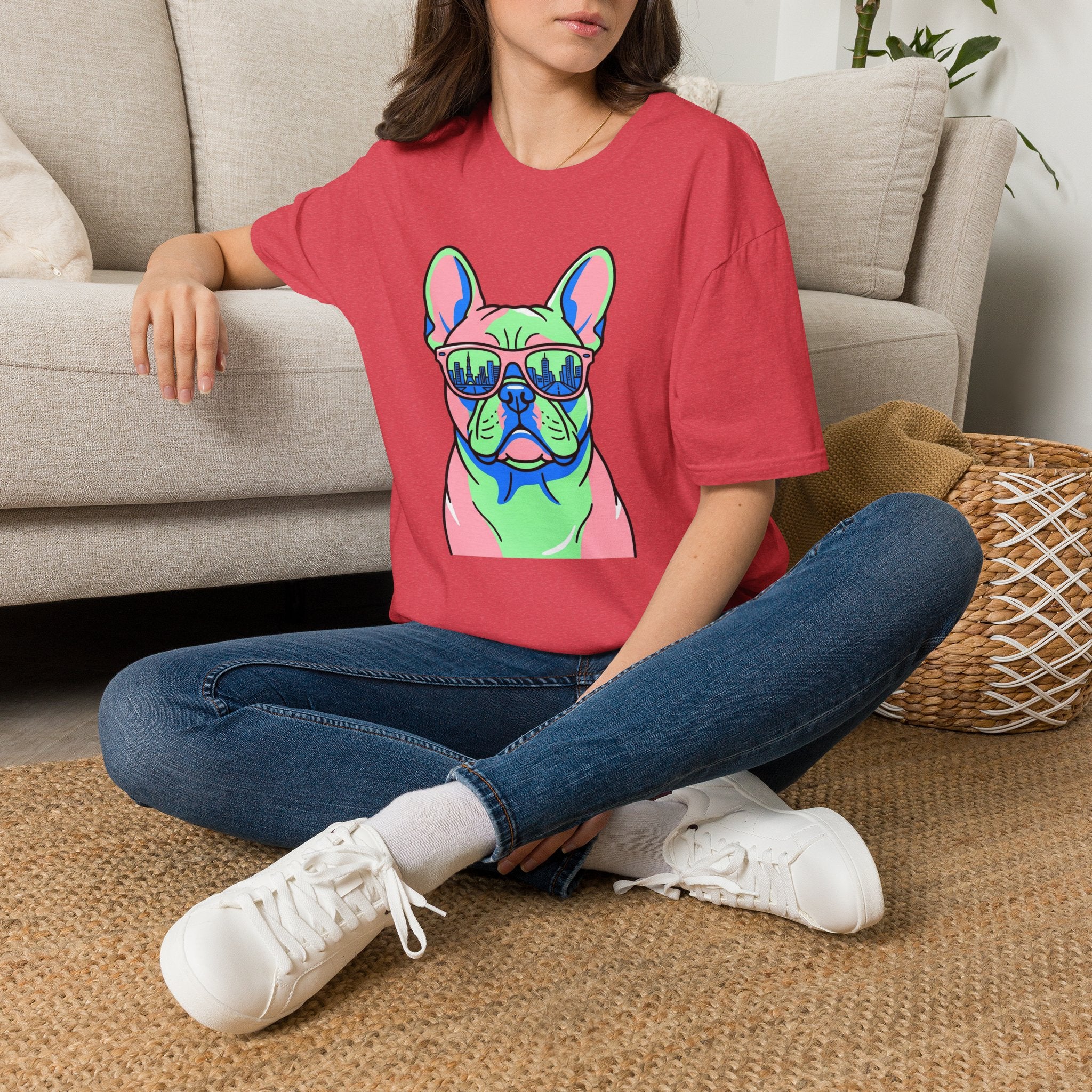 Urban Neon Frenchie T-Shirt