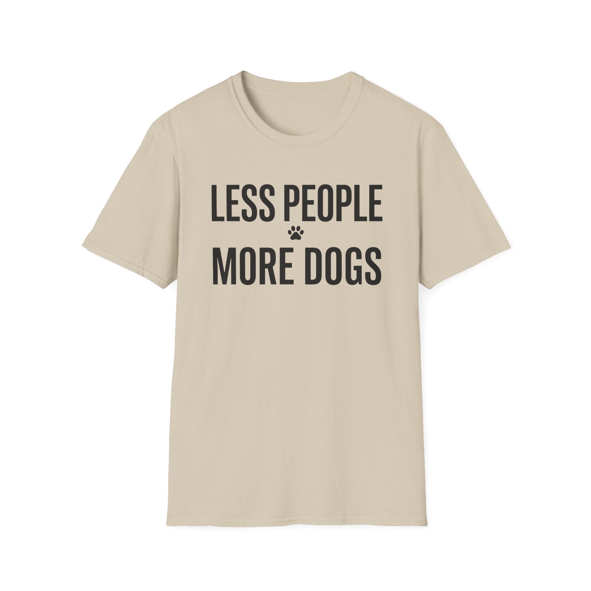 Less People More Dogs T-Shirt