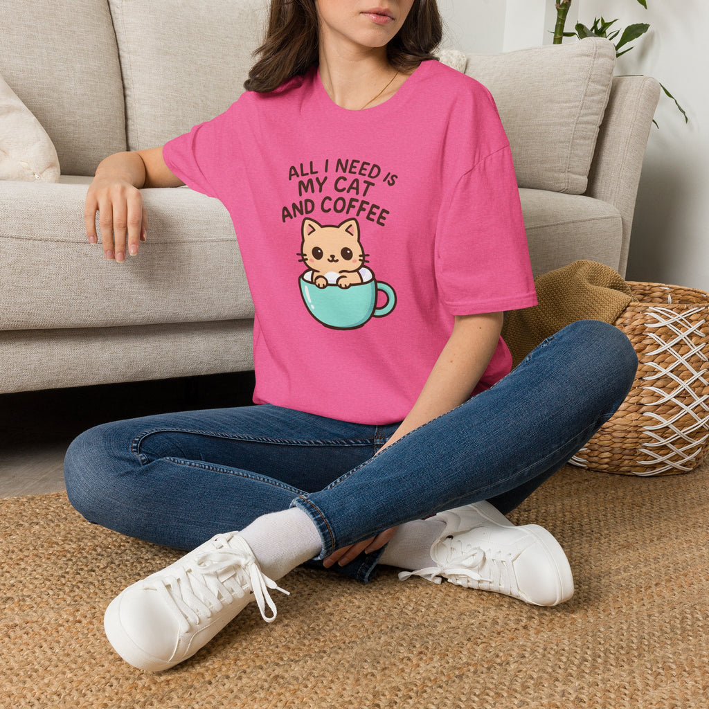 Cat in Coffee Cup T-Shirt