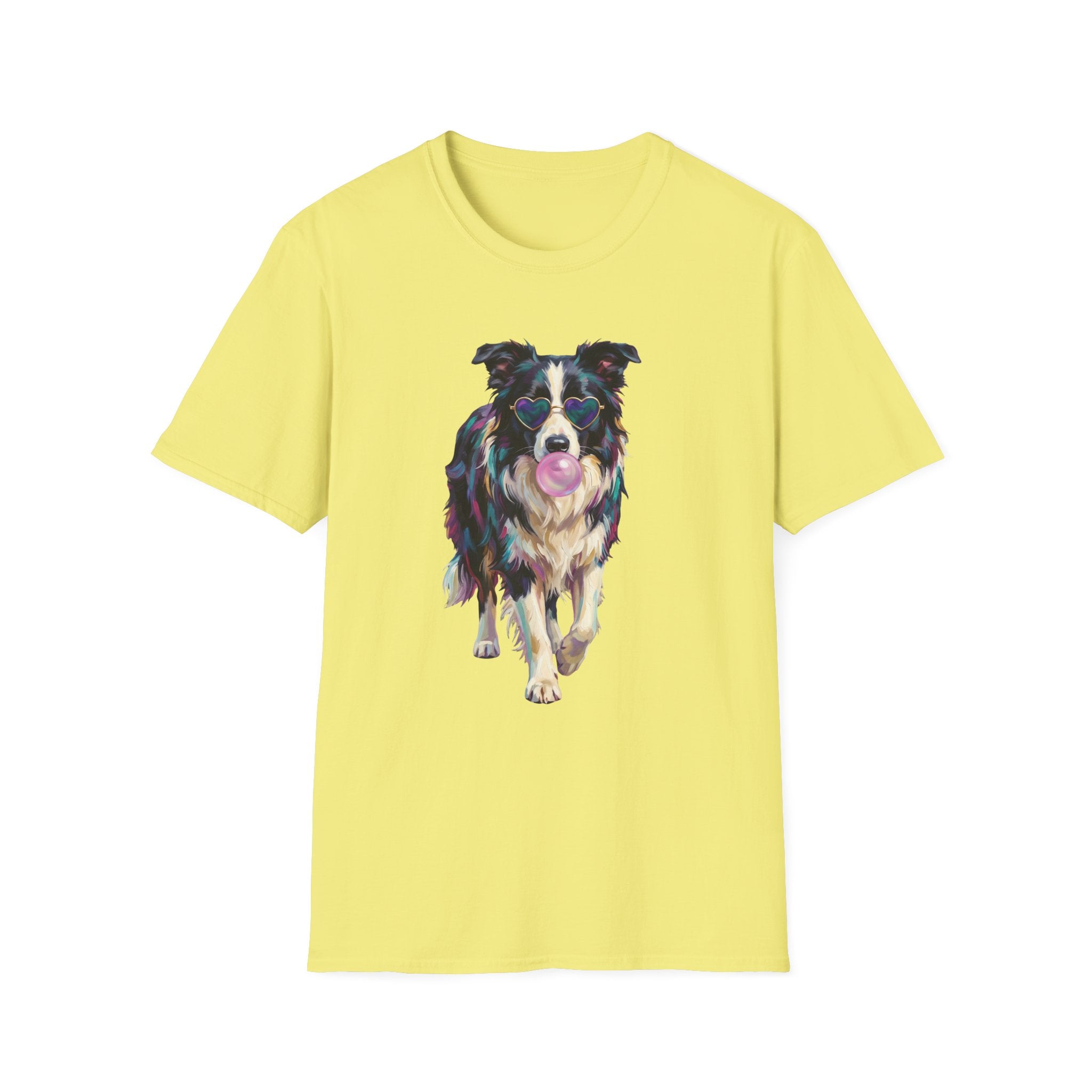 Border Collie Bubblegum T-Shirt