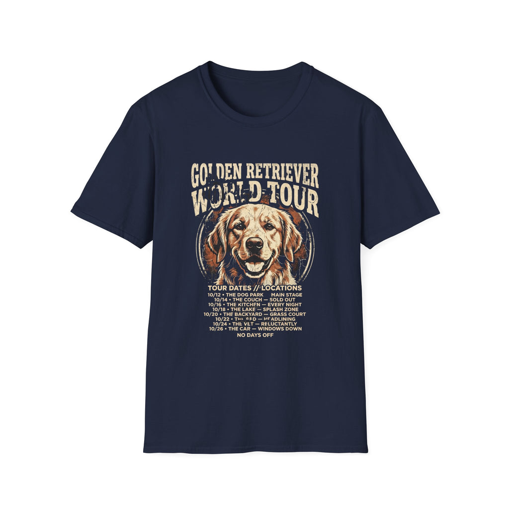 Golden Retriever  World Tour T-Shirt