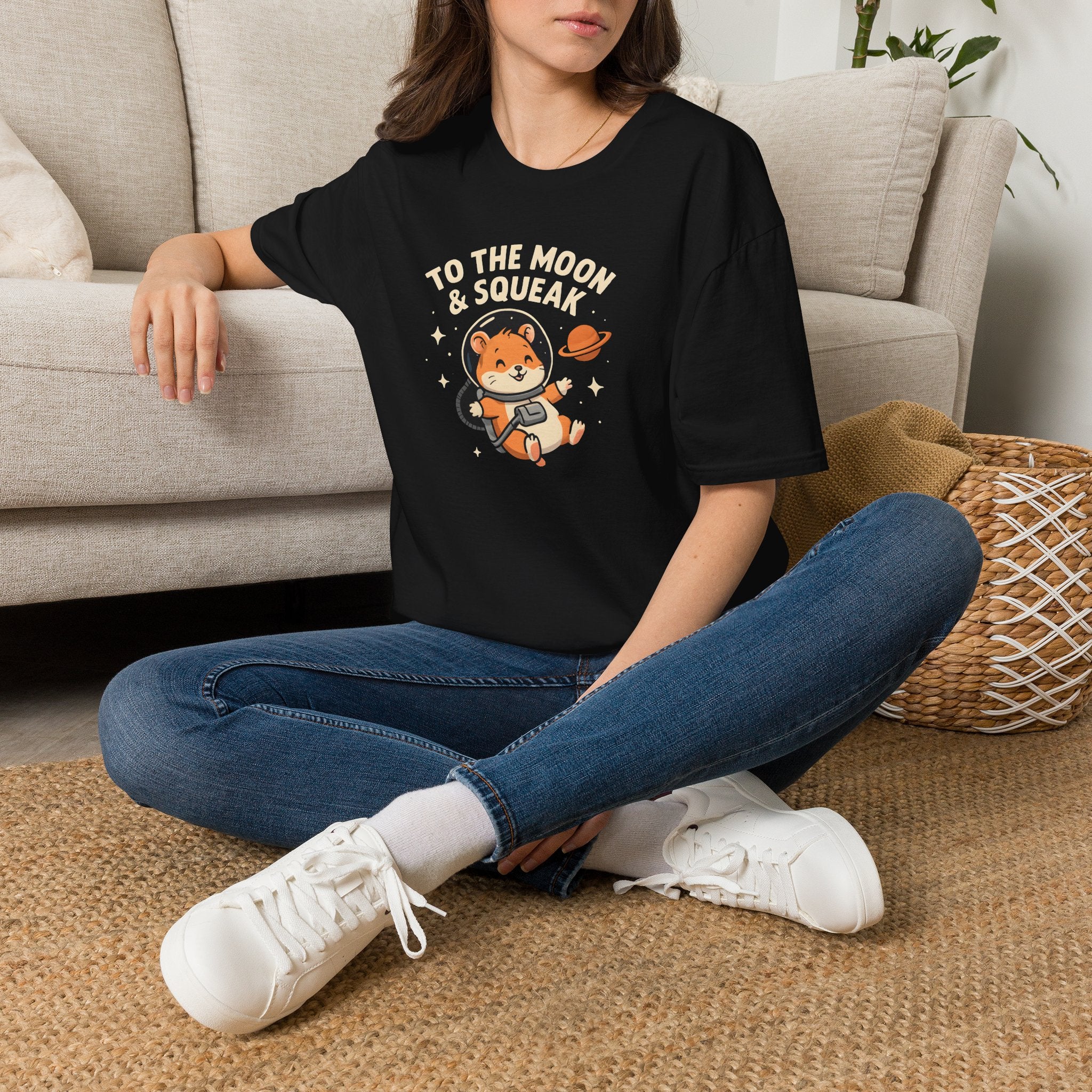 Hamster Astronaut in Space T-Shirt