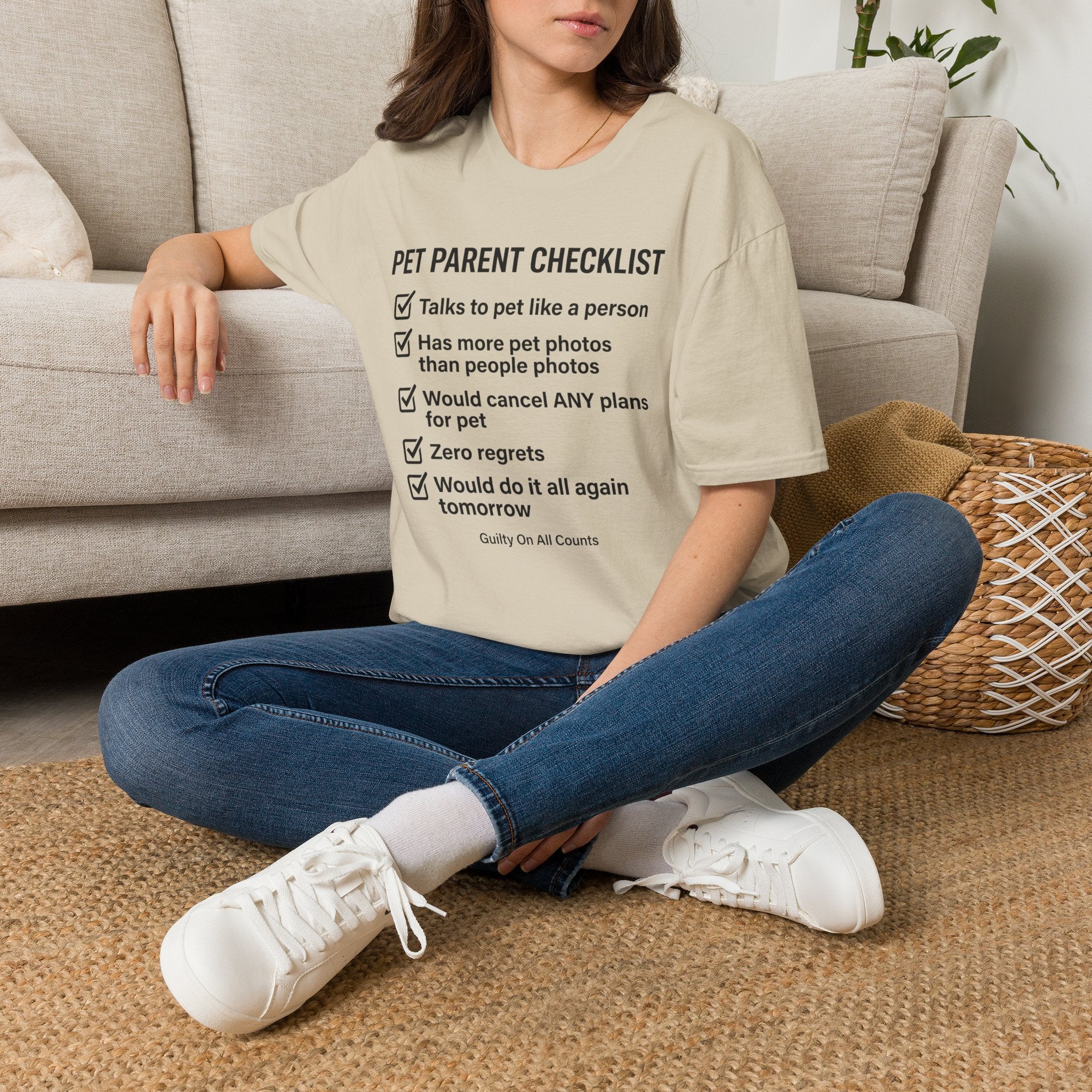 Pet Parent Checklist T-Shirt