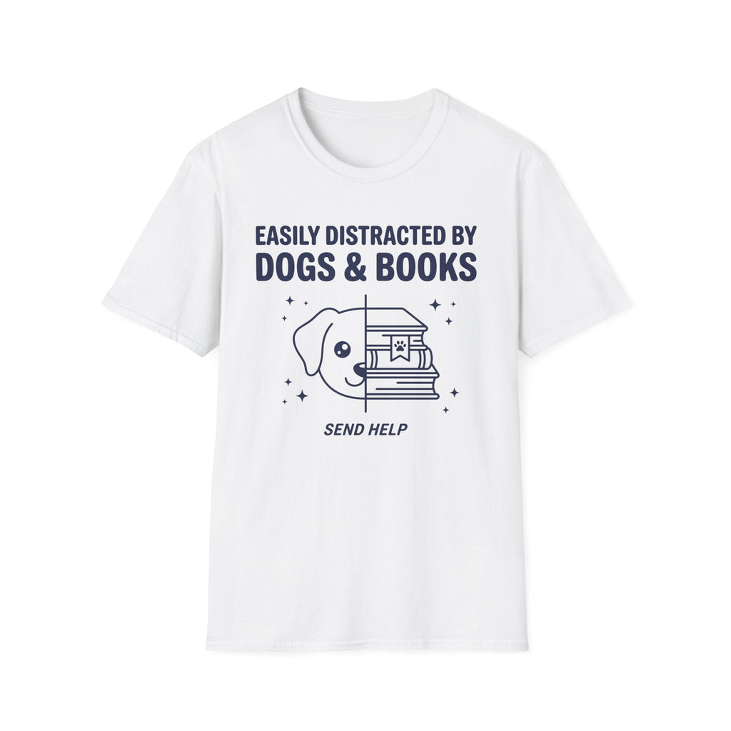 Dogs & Books T-Shirt