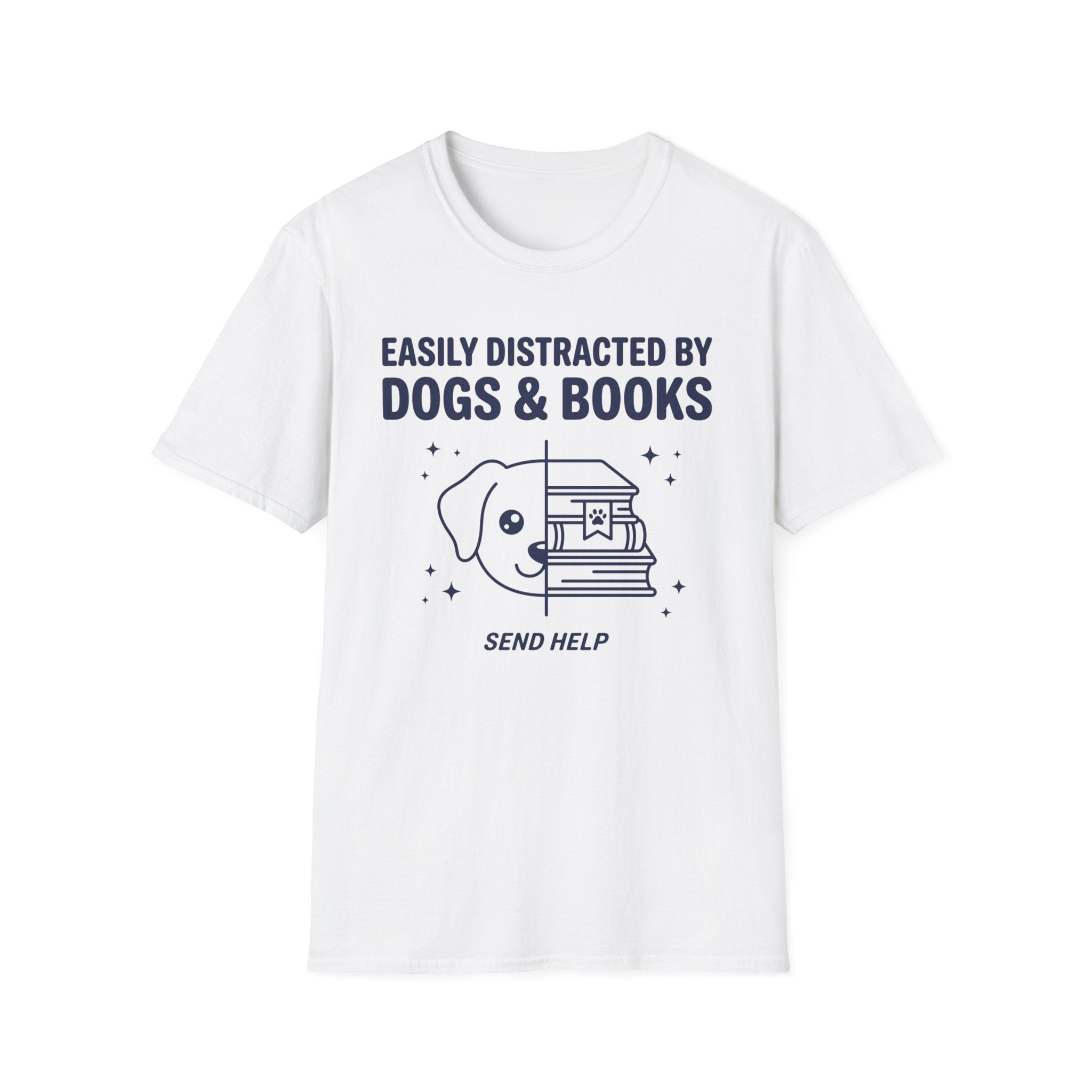 Dogs & Books T-Shirt
