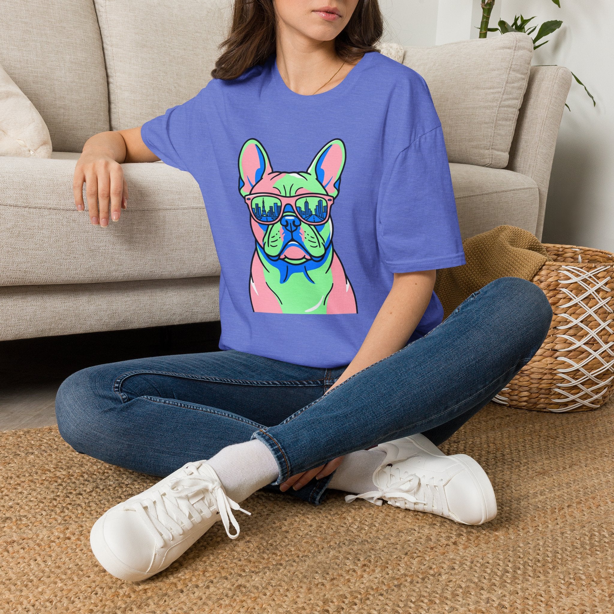 Urban Neon Frenchie T-Shirt