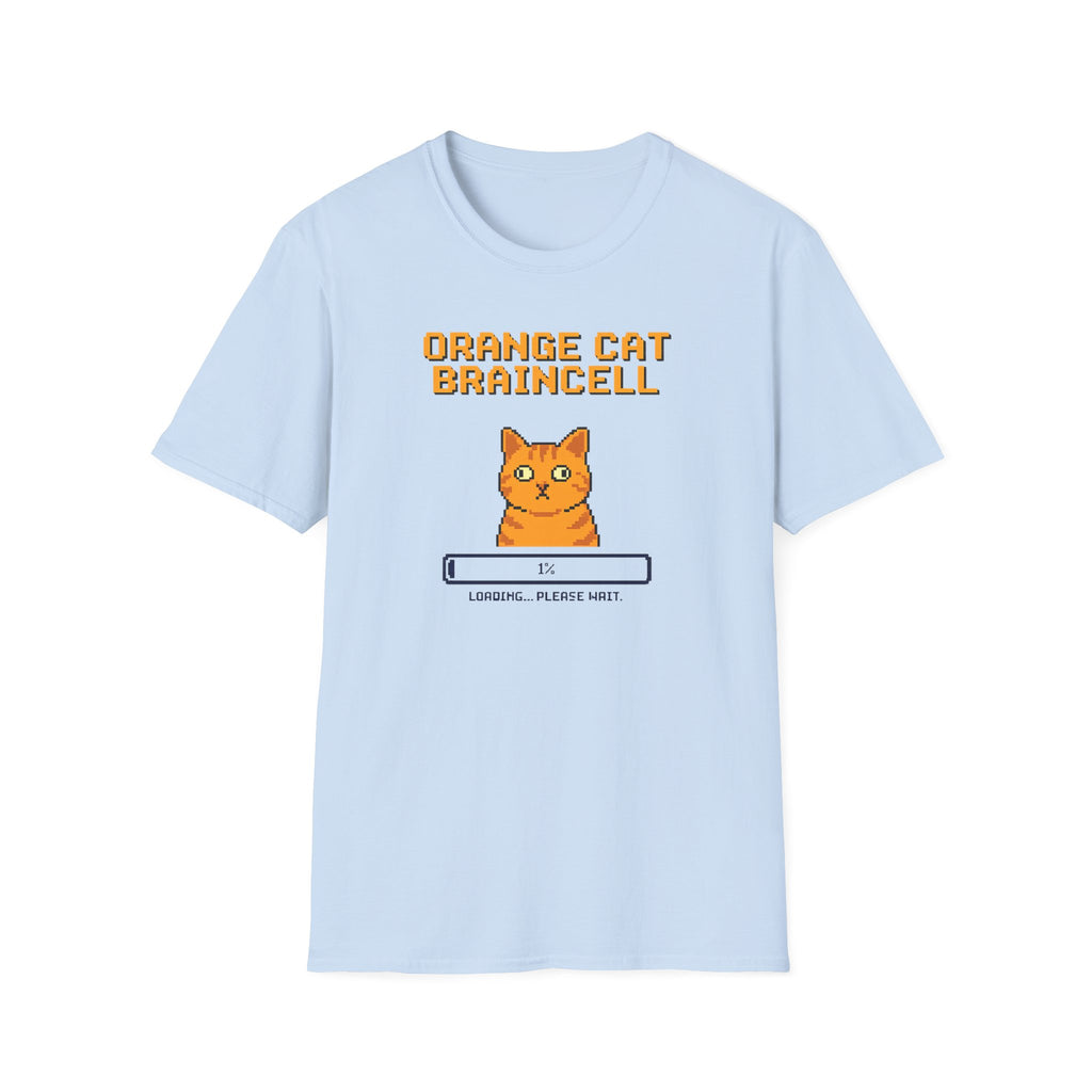Orange Cat Brain Cell T-Shirt