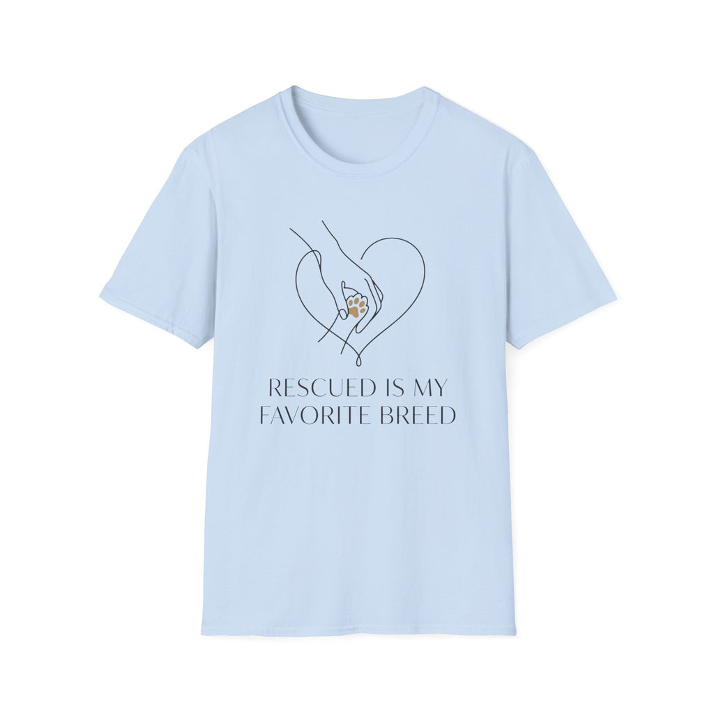 Rescued Is My Favorite Breed T-Shirt