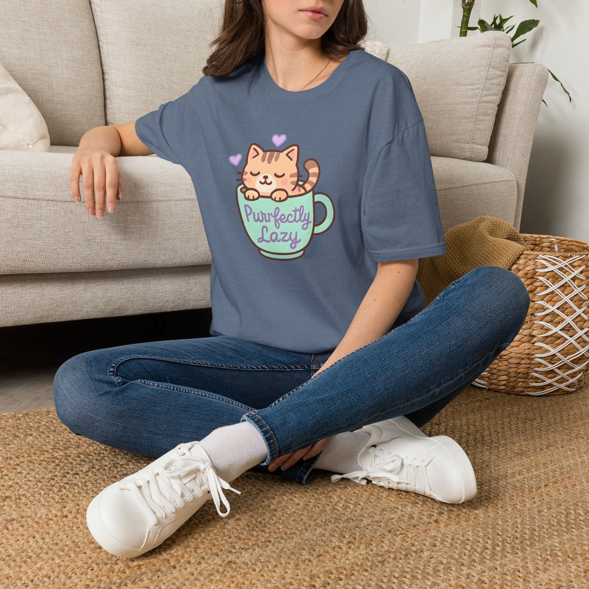 Perfectly Lazy Cat T-Shirt
