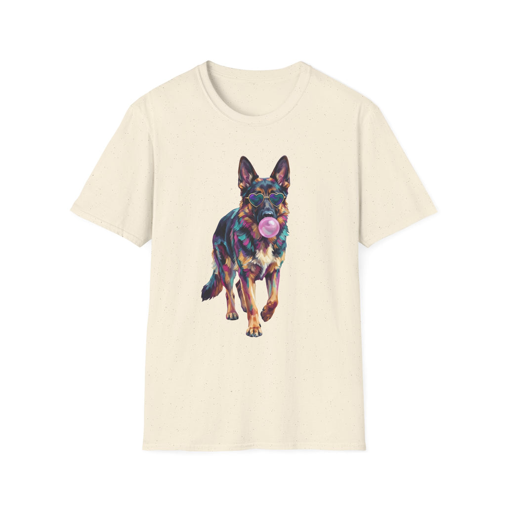 German Sheperd Bubblegum T-Shirt