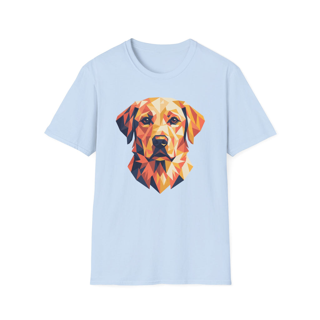 Geometric Golden Retriever T-Shirt