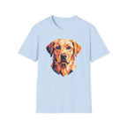 Geometric Golden Retriever T-Shirt