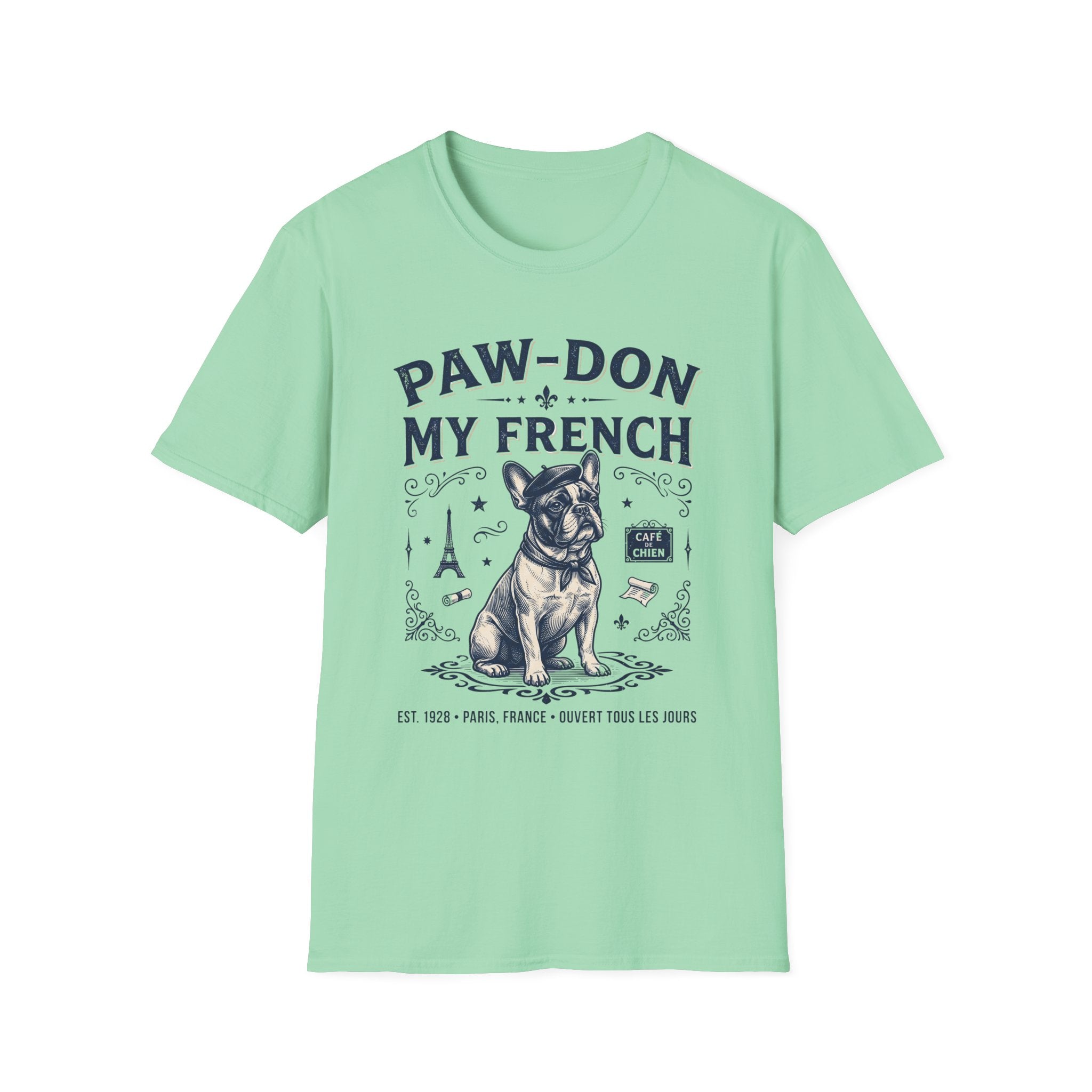 Paw-don My French T-Shirt