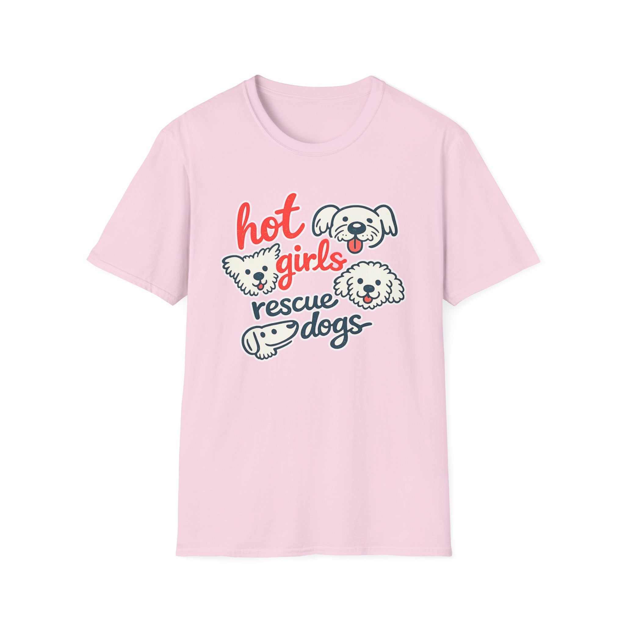 Hot Girls Rescue Dogs T-Shirt