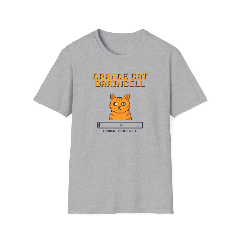 Orange Cat Brain Cell T-Shirt