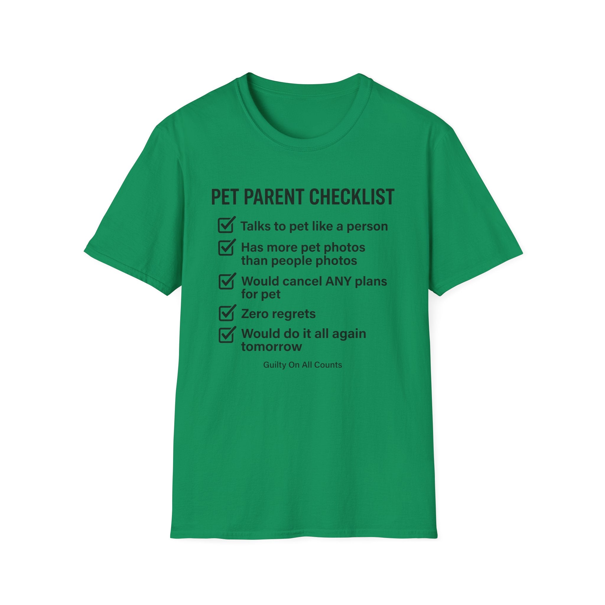Pet Parent Checklist T-Shirt