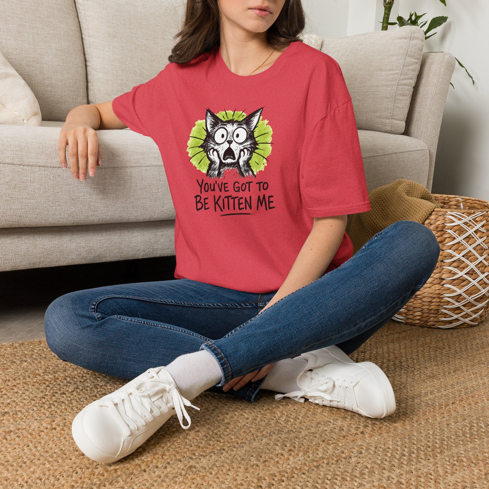 Shocked Kitten Expression T-Shirt
