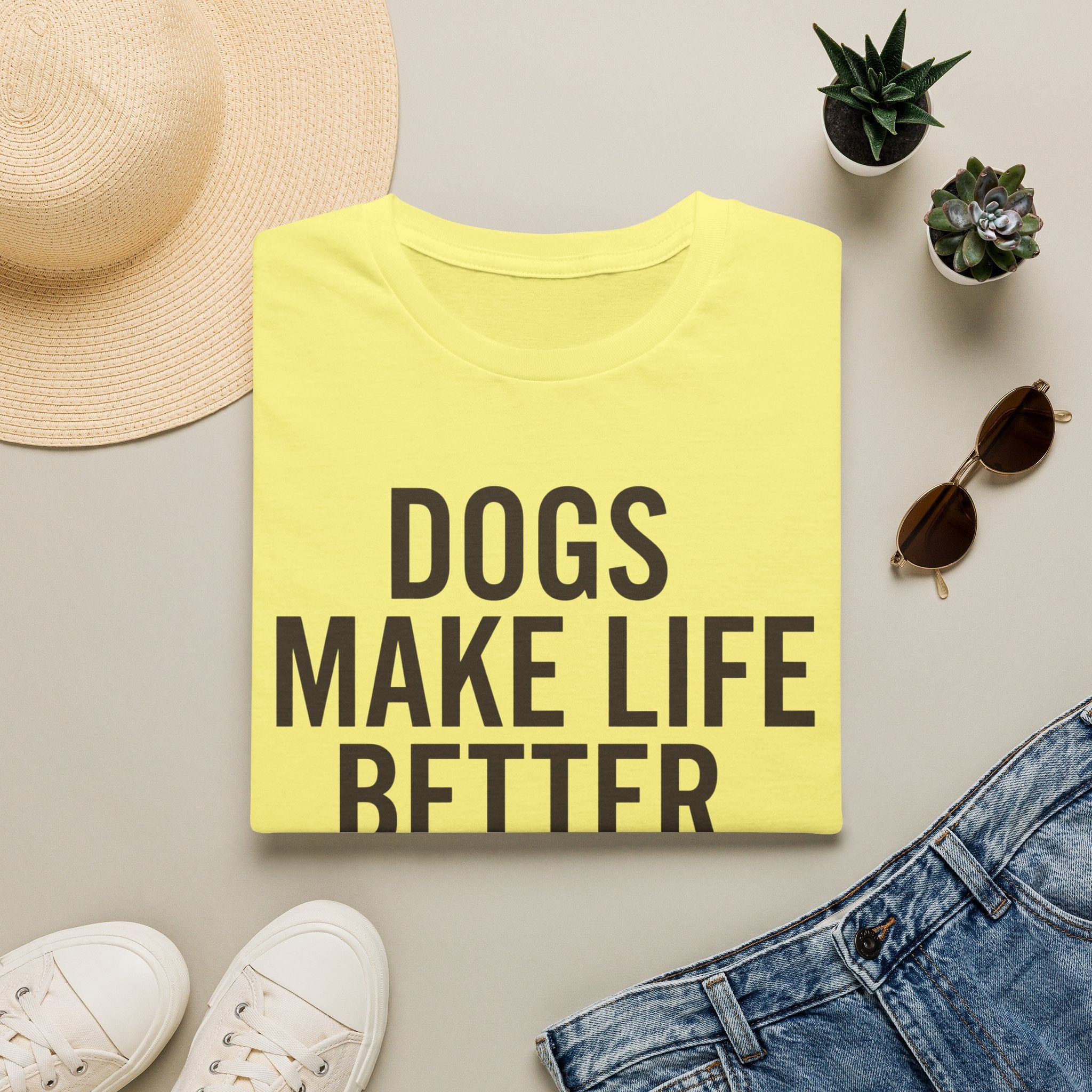 Dogs Make Life Better T-Shirt