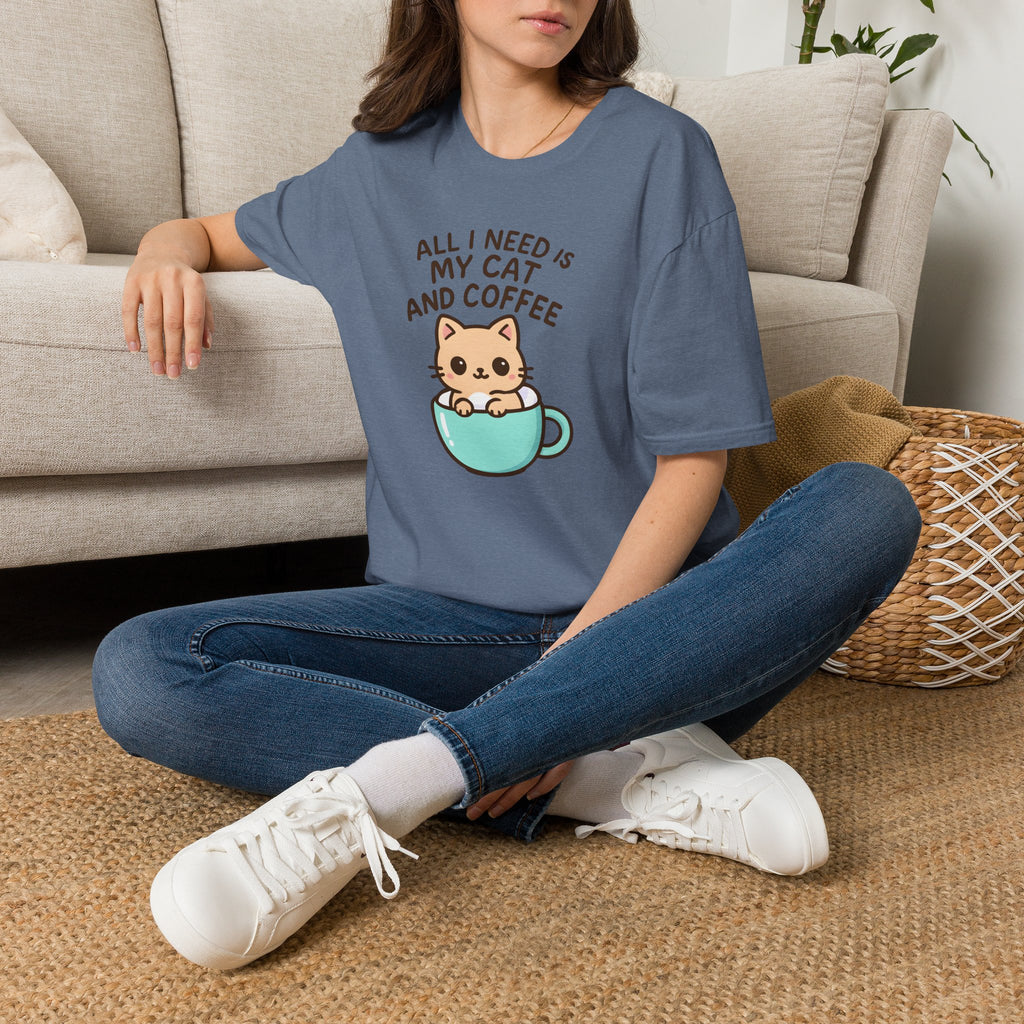 Cat in Coffee Cup T-Shirt