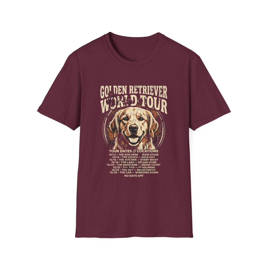 Golden Retriever  World Tour T-Shirt