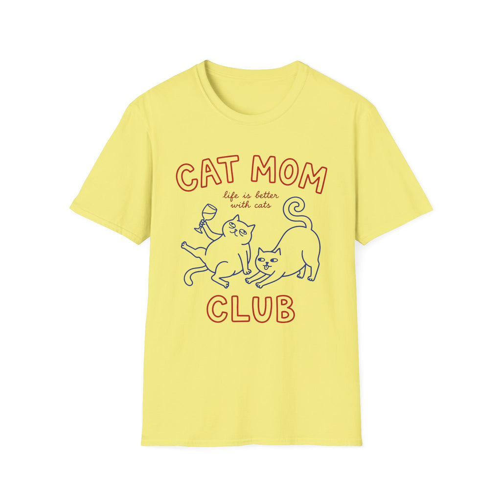 Cat Mom Club T-Shirt