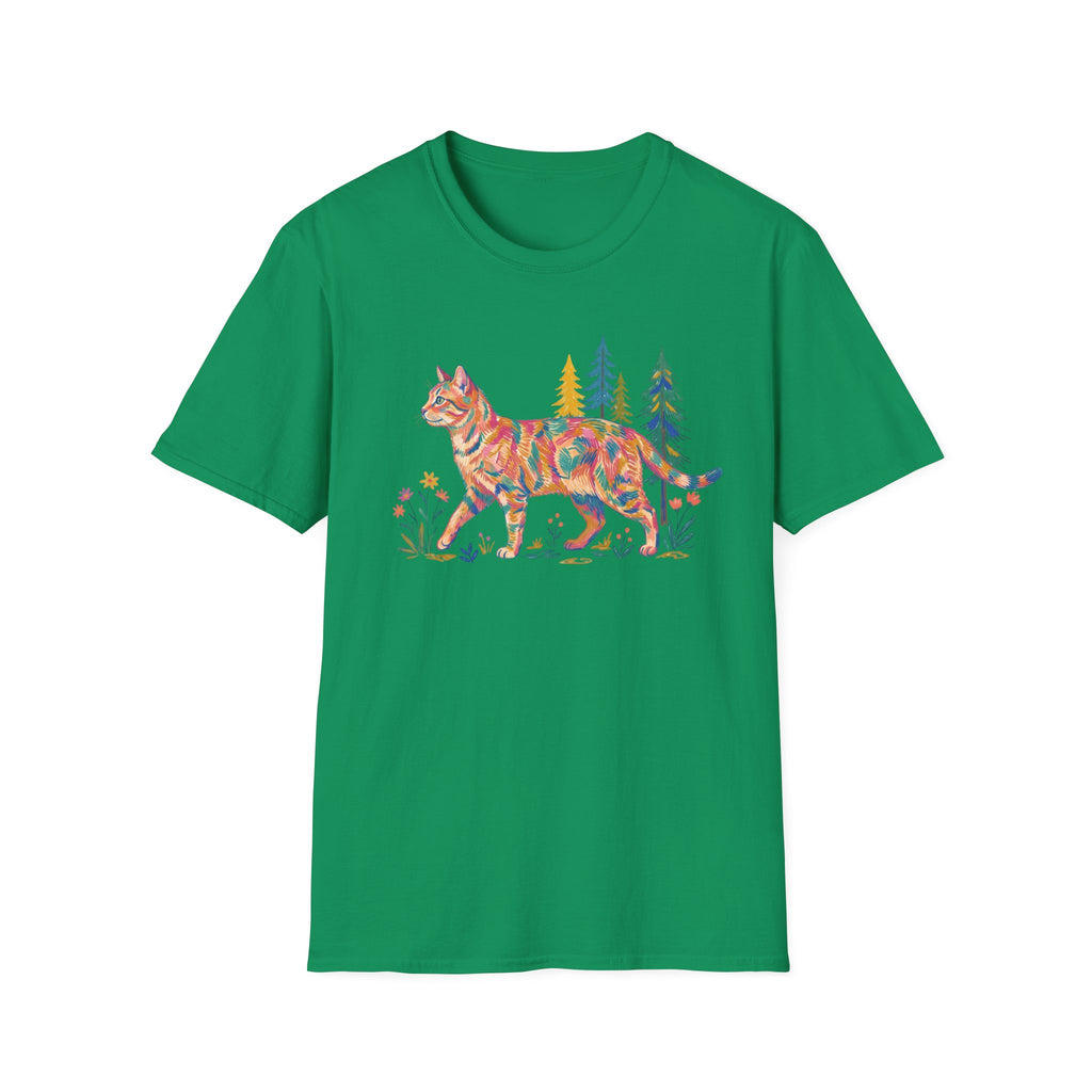 Multi Color Cat T-Shirt