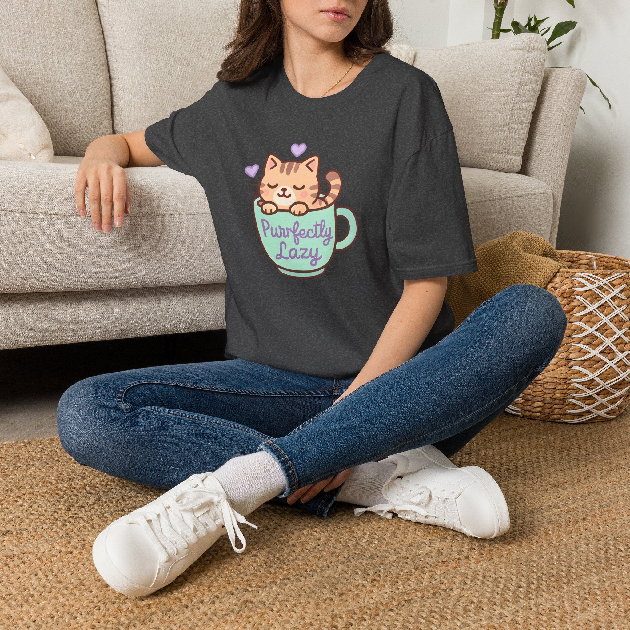 Perfectly Lazy Cat T-Shirt