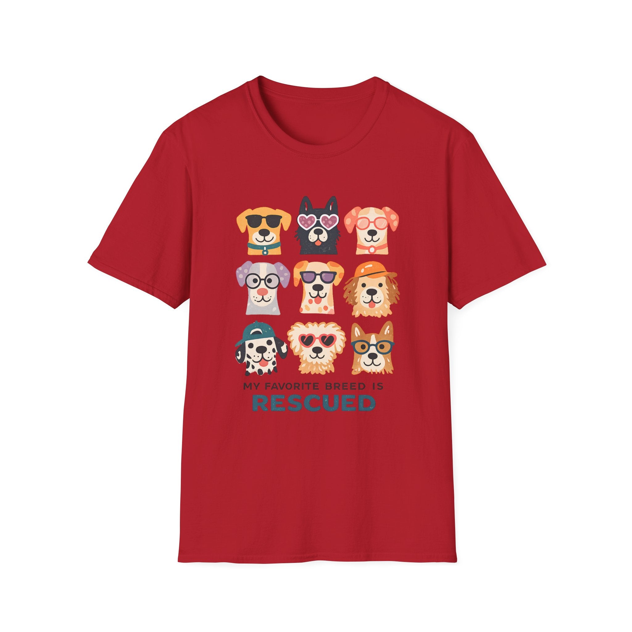 My Favorite Breed Is Rescued T-Shirt