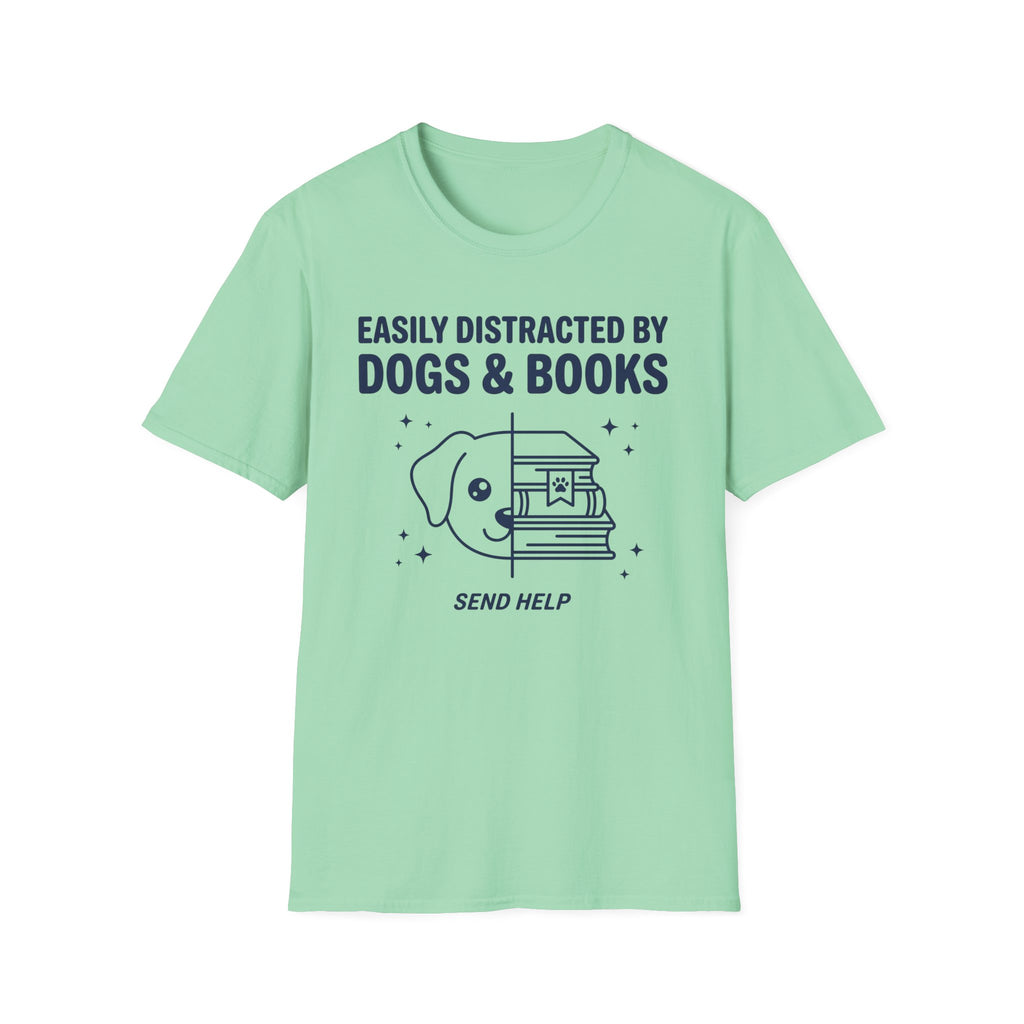 Dogs & Books T-Shirt