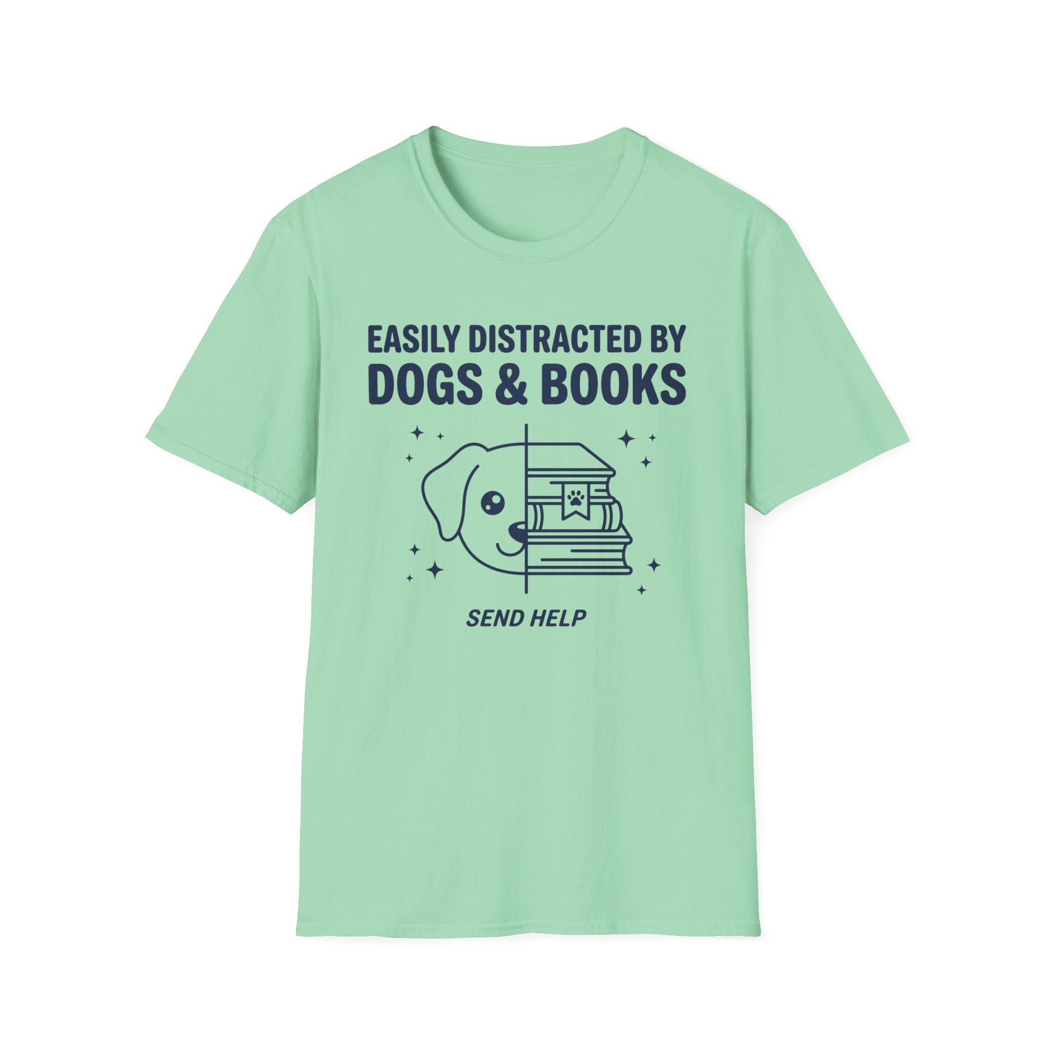 Dogs & Books T-Shirt