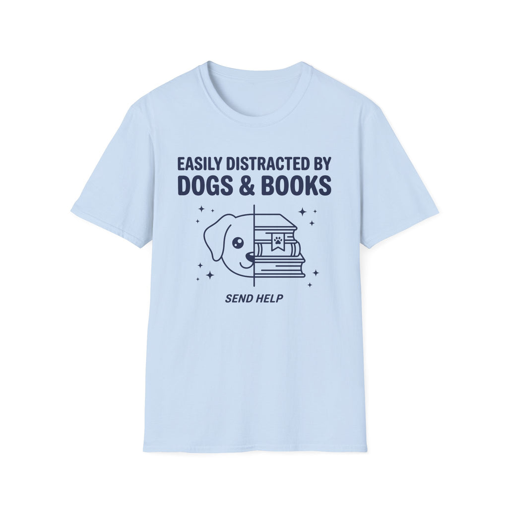 Dogs & Books T-Shirt