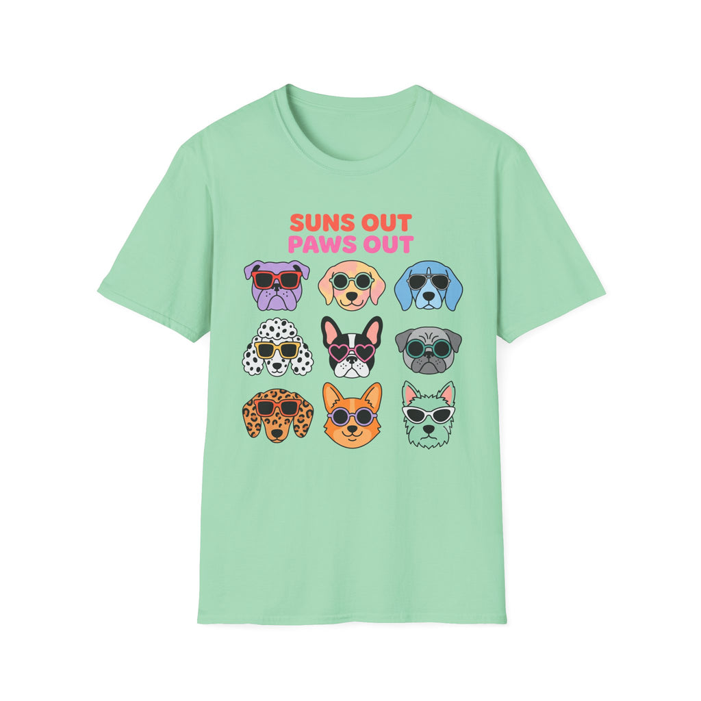 Suns Out Paws Out T-Shirt