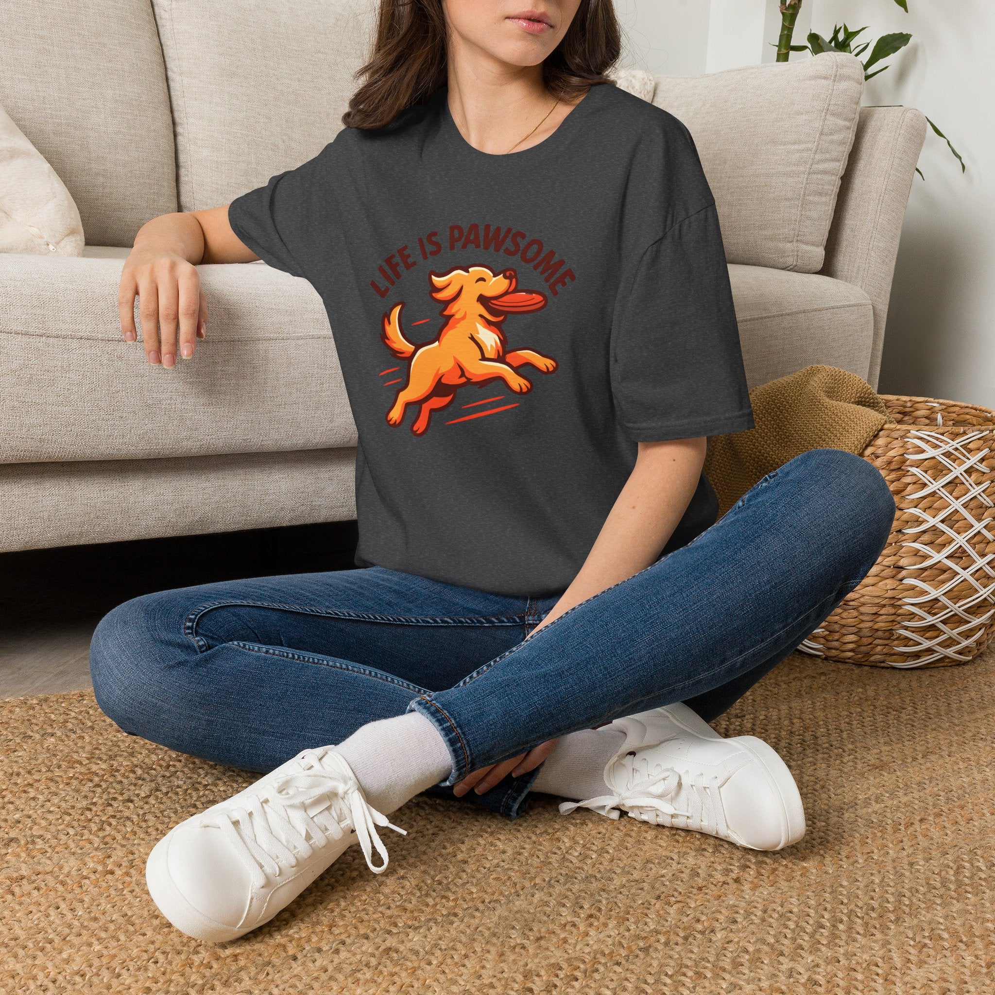 Dog Frisbee Fetch T-Shirt