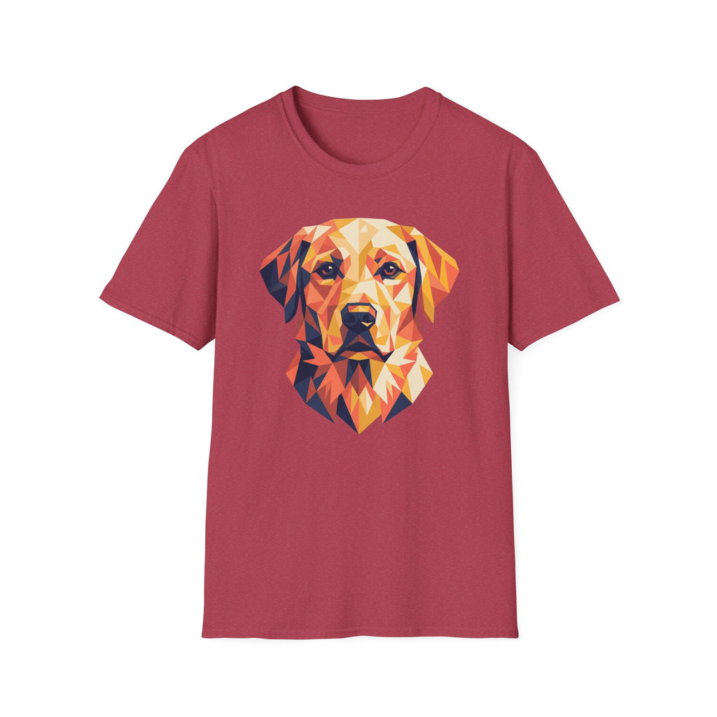 Geometric Golden Retriever T-Shirt