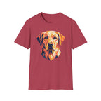 Geometric Golden Retriever T-Shirt