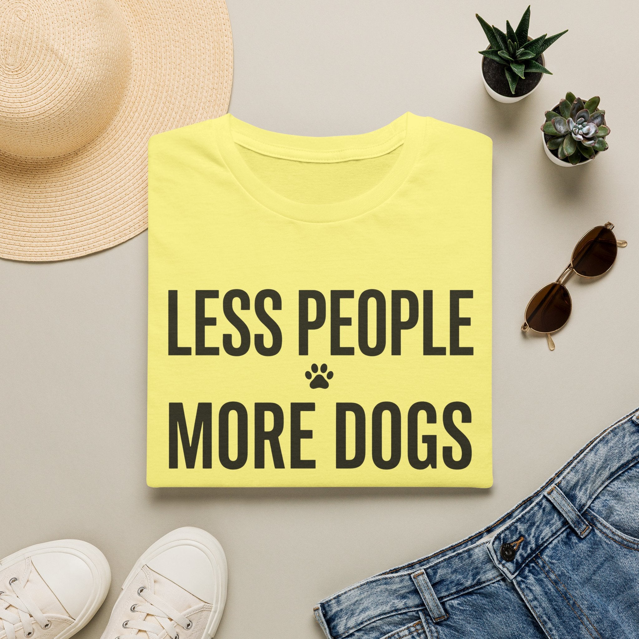 Less People More Dogs T-Shirt