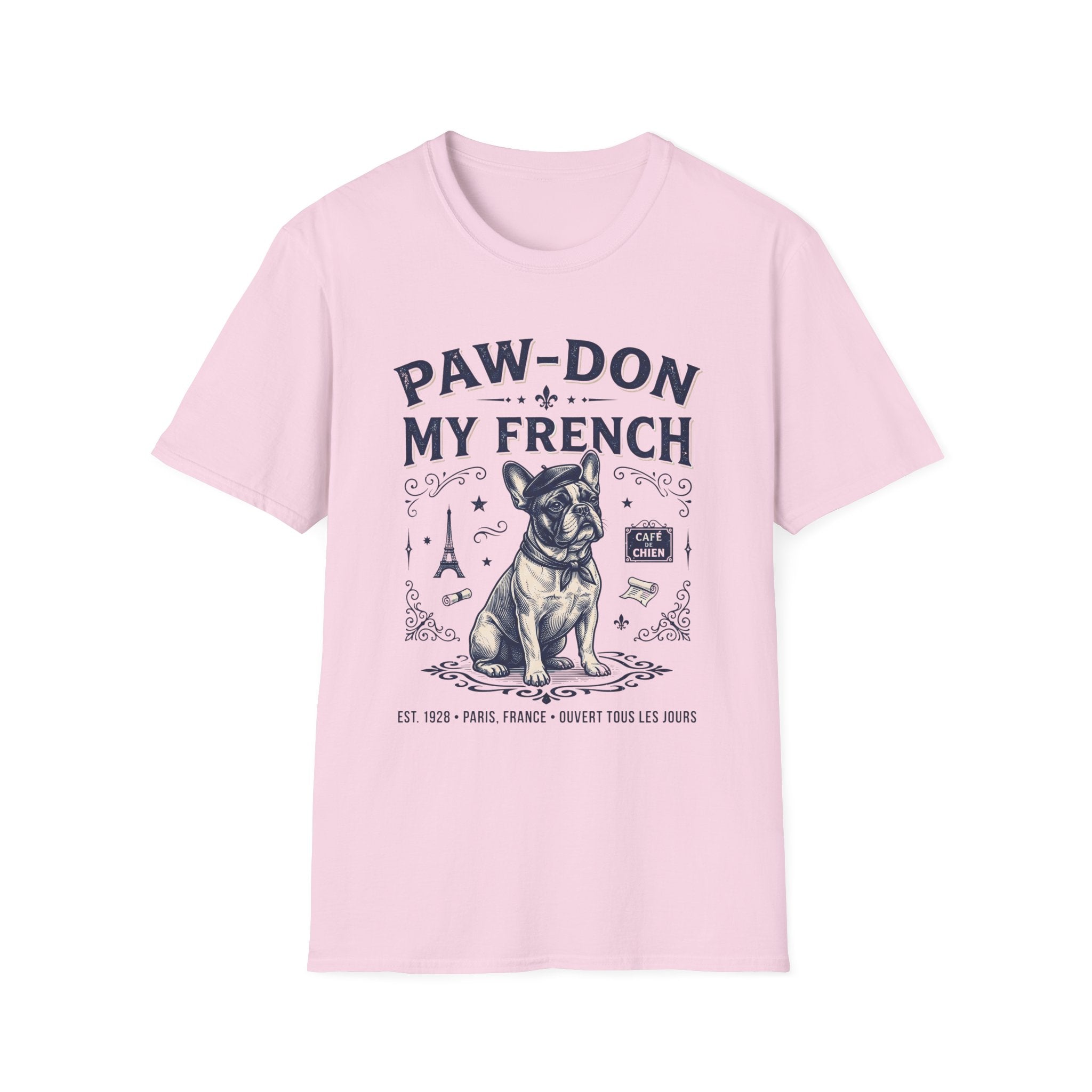 Paw-don My French T-Shirt
