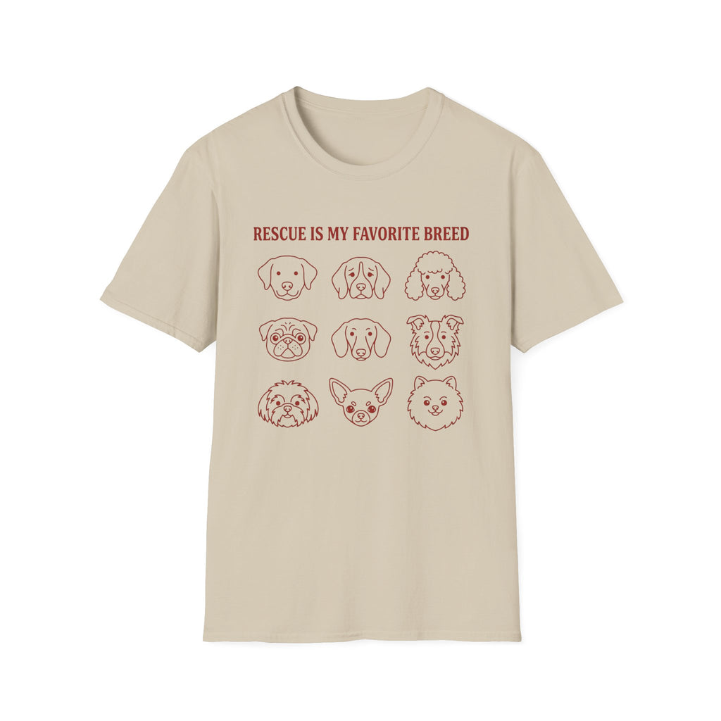 Rescue Is My Favorite Breed T-Shirt