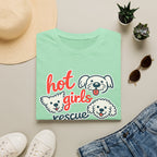 Hot Girls Rescue Dogs T-Shirt