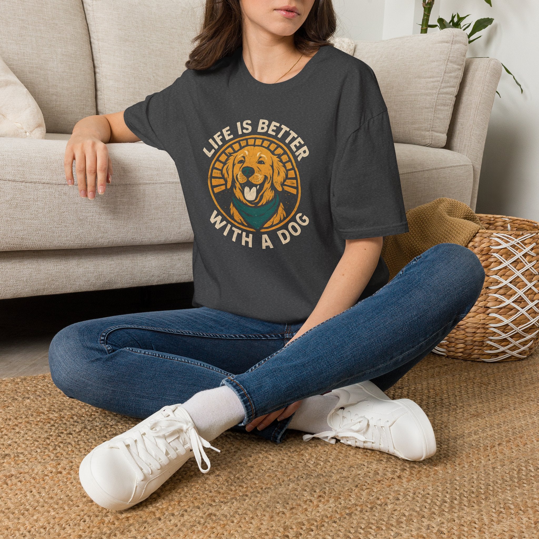 Golden Retriever Logo T-Shirt