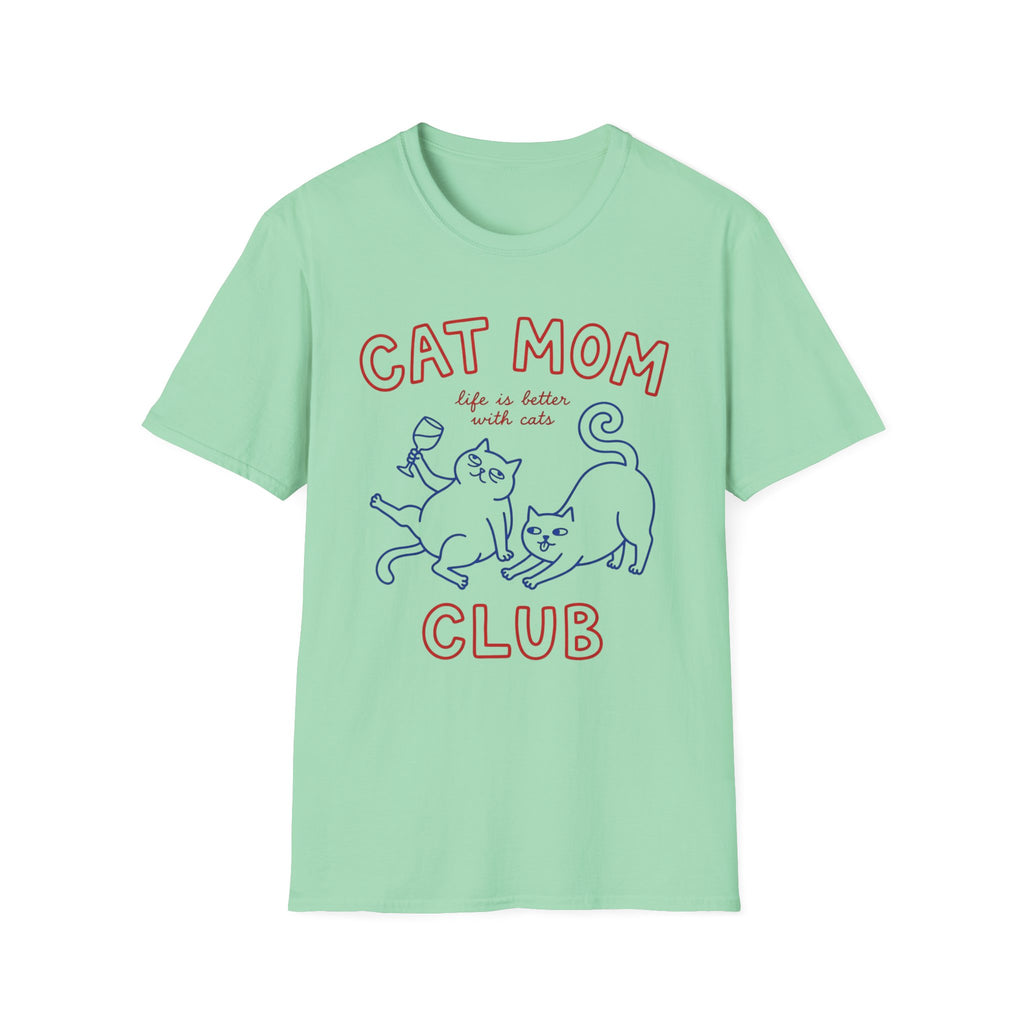 Cat Mom Club T-Shirt