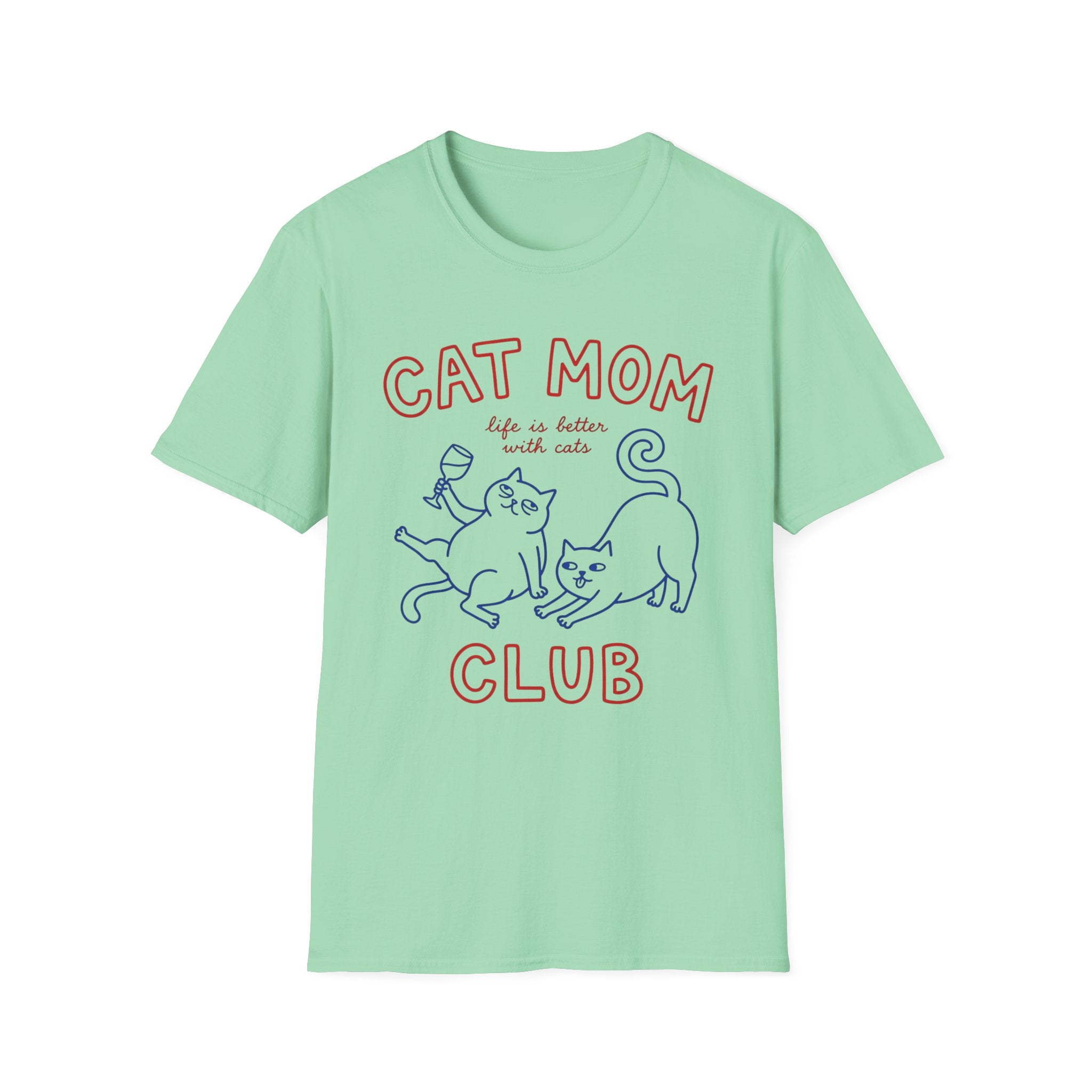 Cat Mom Club T-Shirt