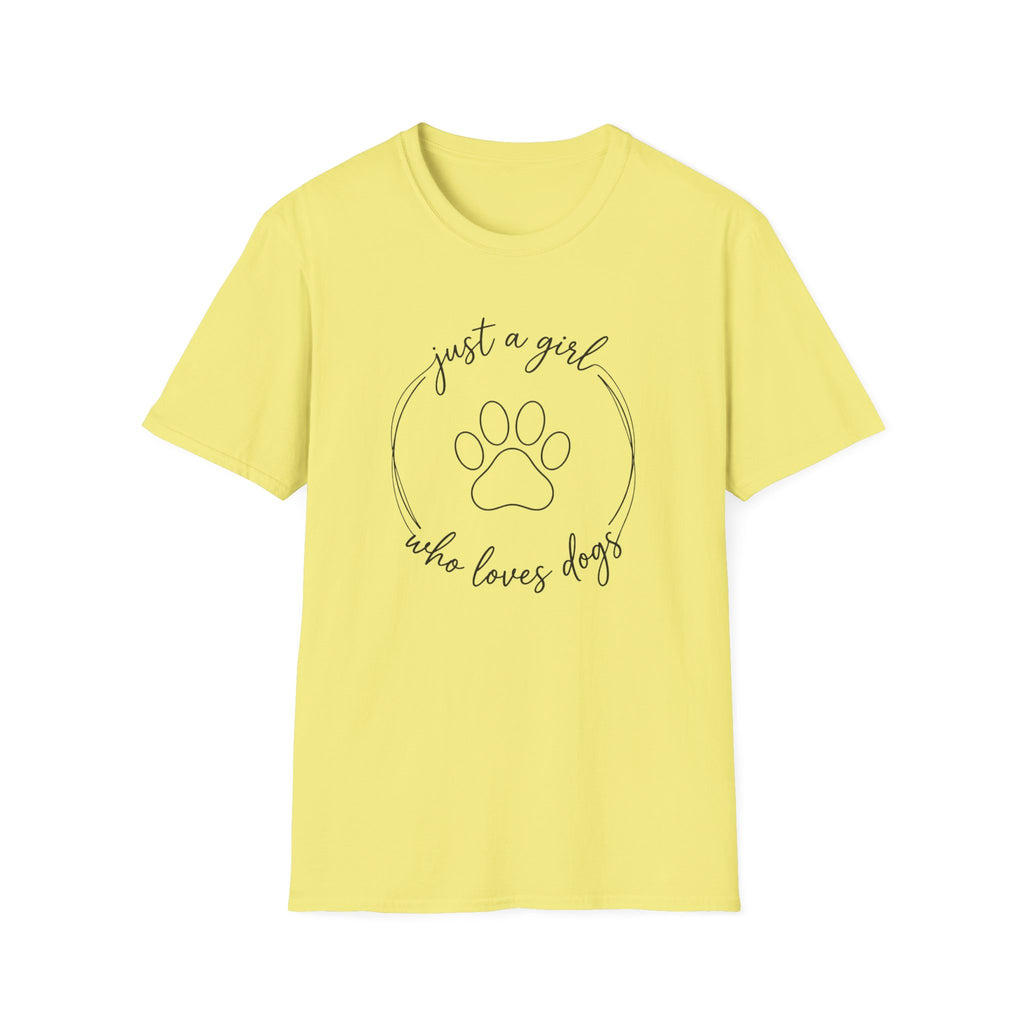 Just A Girl Who Loves Dogs T-Shirt