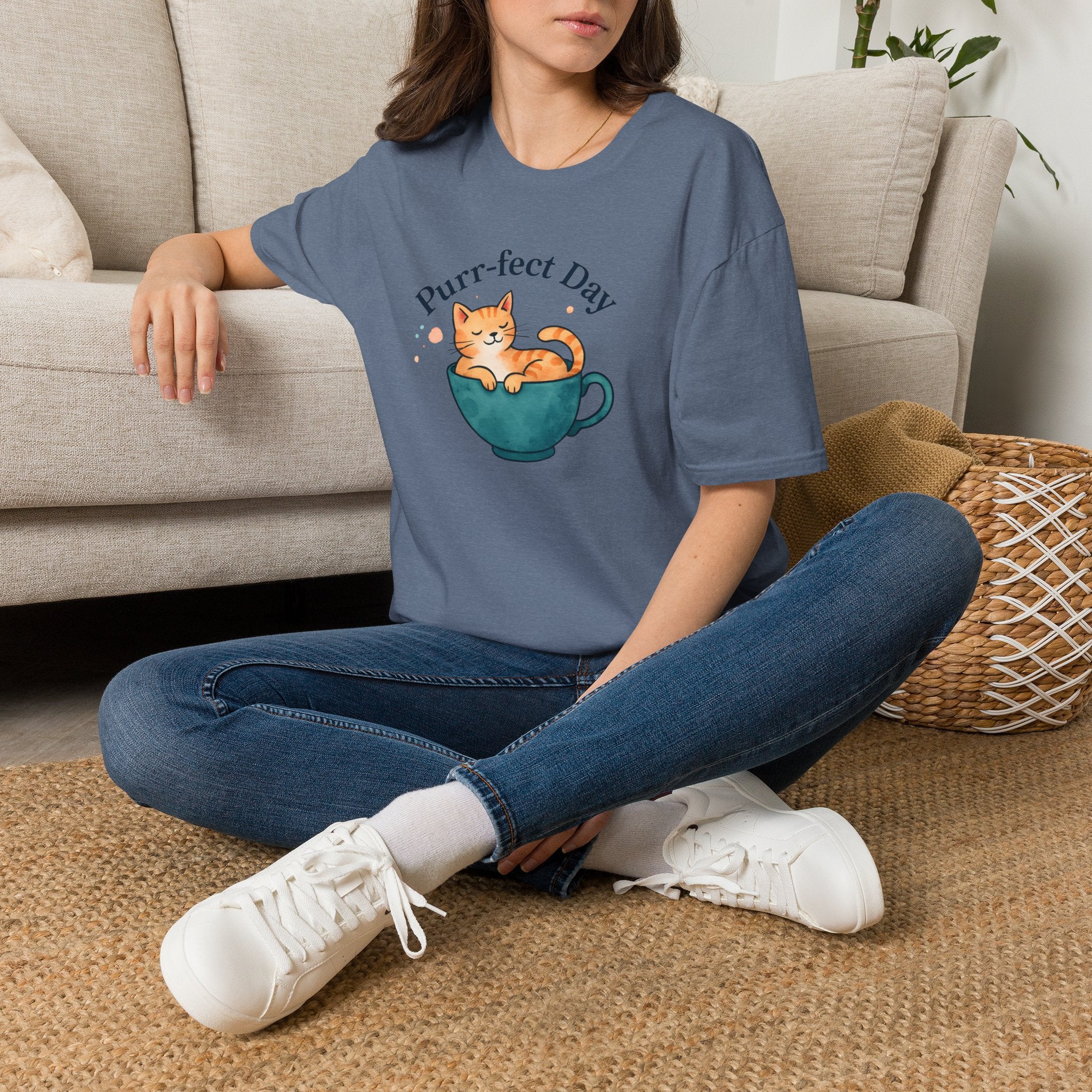 Cat in Teacup T-Shirt