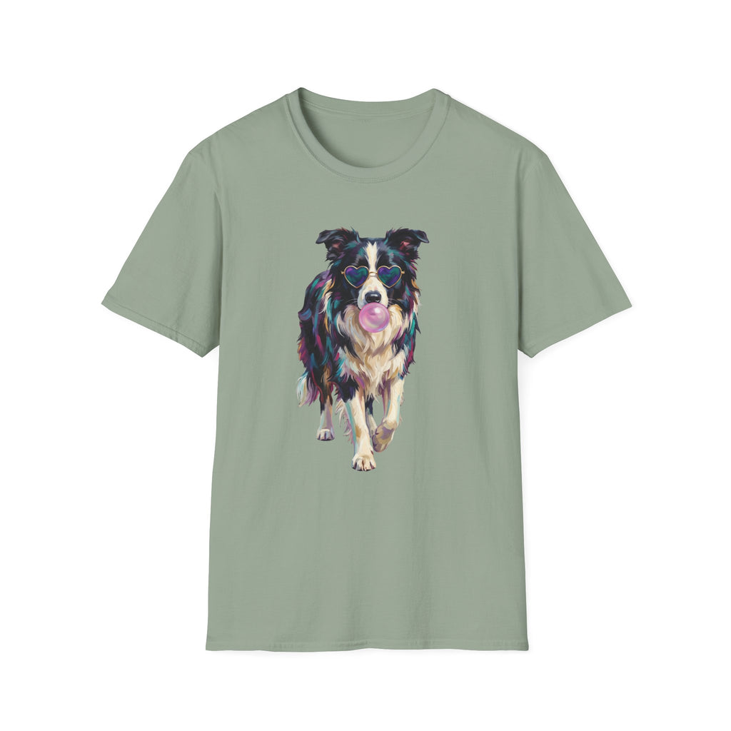 Border Collie Bubblegum T-Shirt