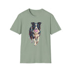 Border Collie Bubblegum T-Shirt
