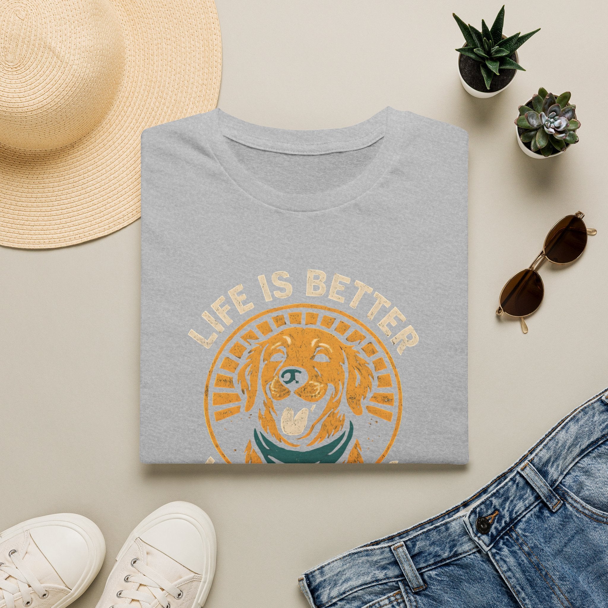 Golden Retriever Logo T-Shirt